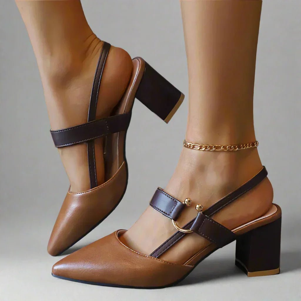 Damen Pumps Transparenter Absatz | Orthopädisch Front
