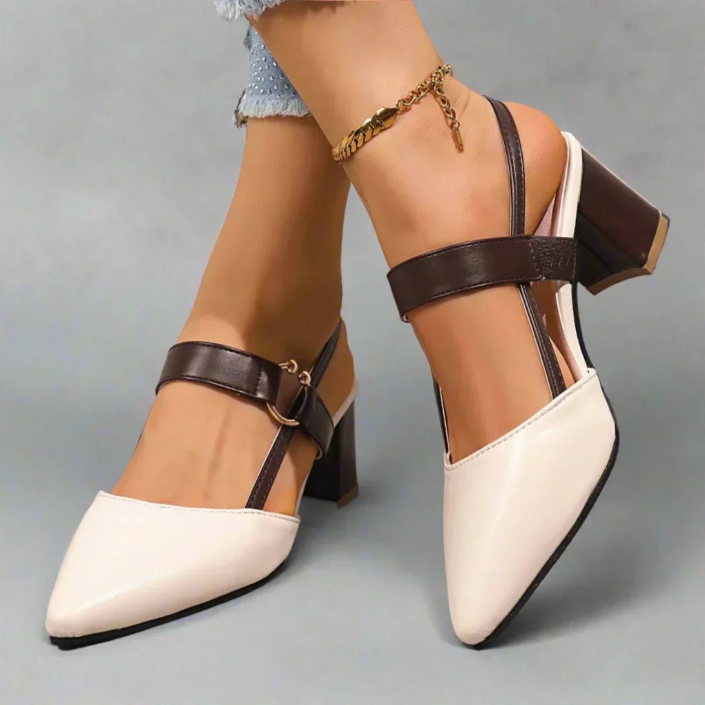 Damen Pumps Transparenter Absatz | Orthopädisch Side