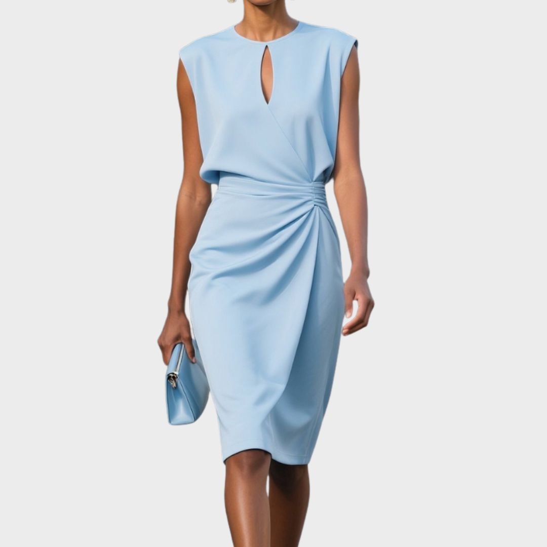 Damen Schlüsselloch Kleid | Elegant Hero