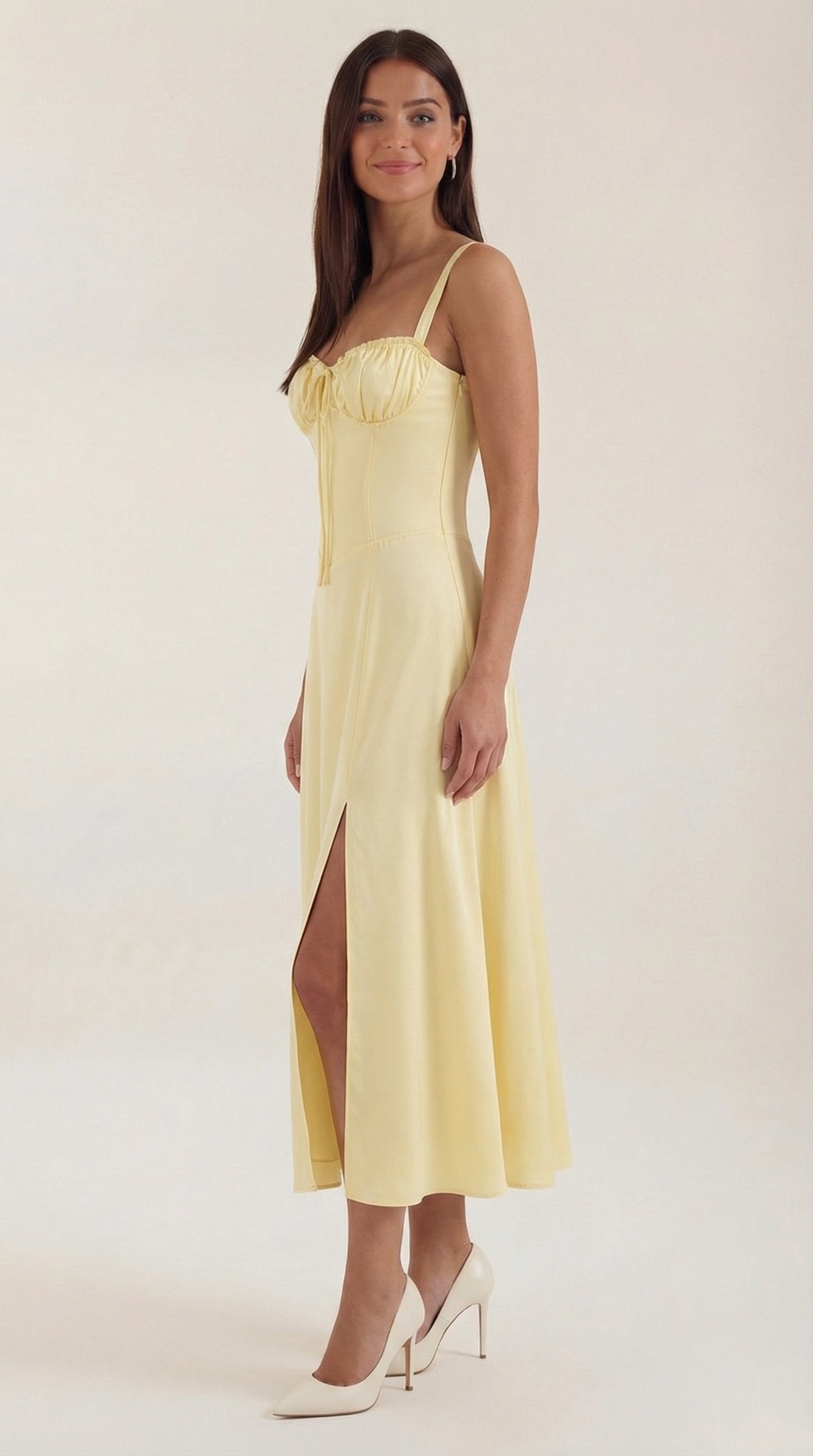 Damen Schnür Midikleid | Ausgestellt View 17