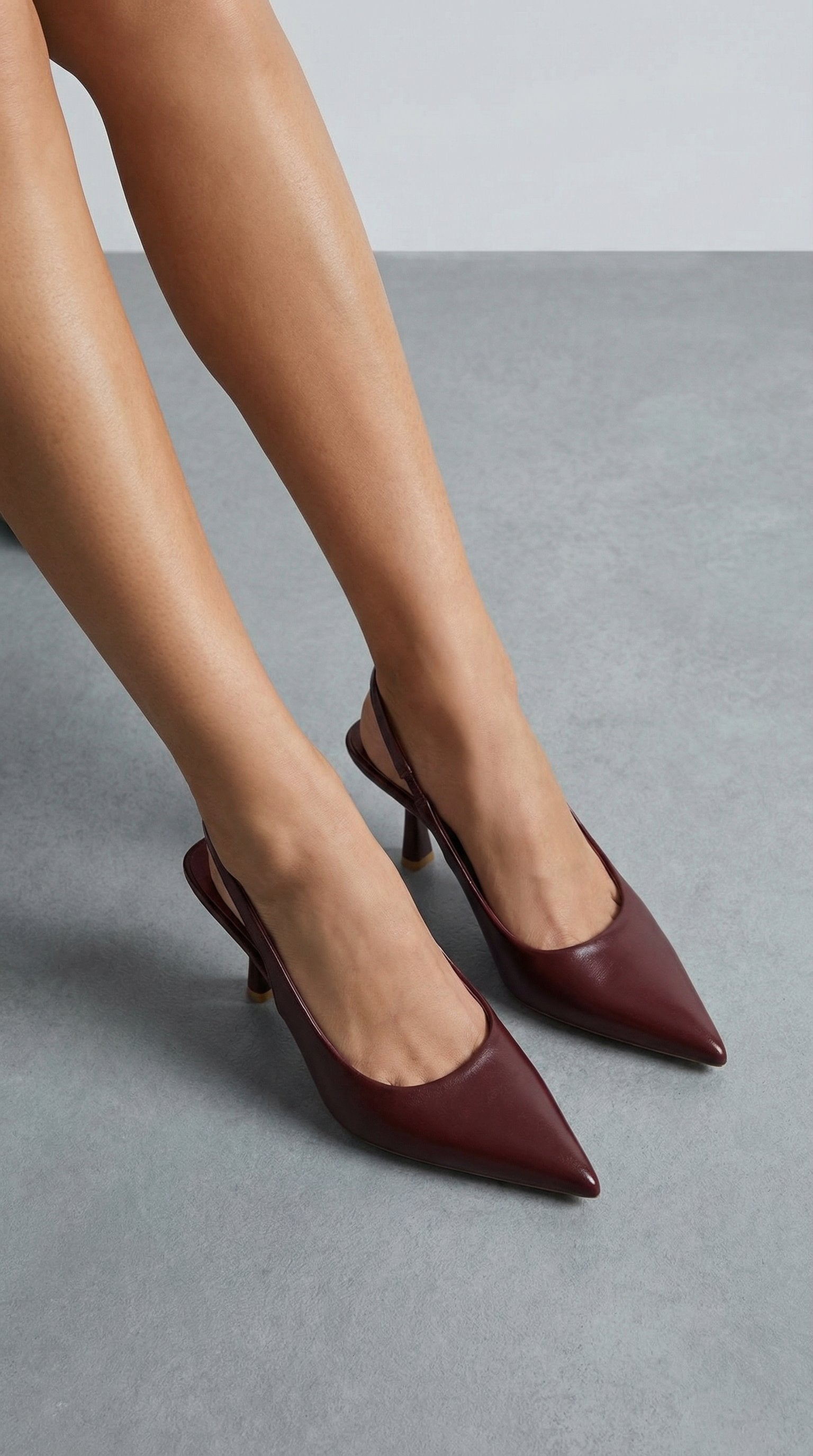 Damen Slingback Pumps | Eleganter Absatz Angle