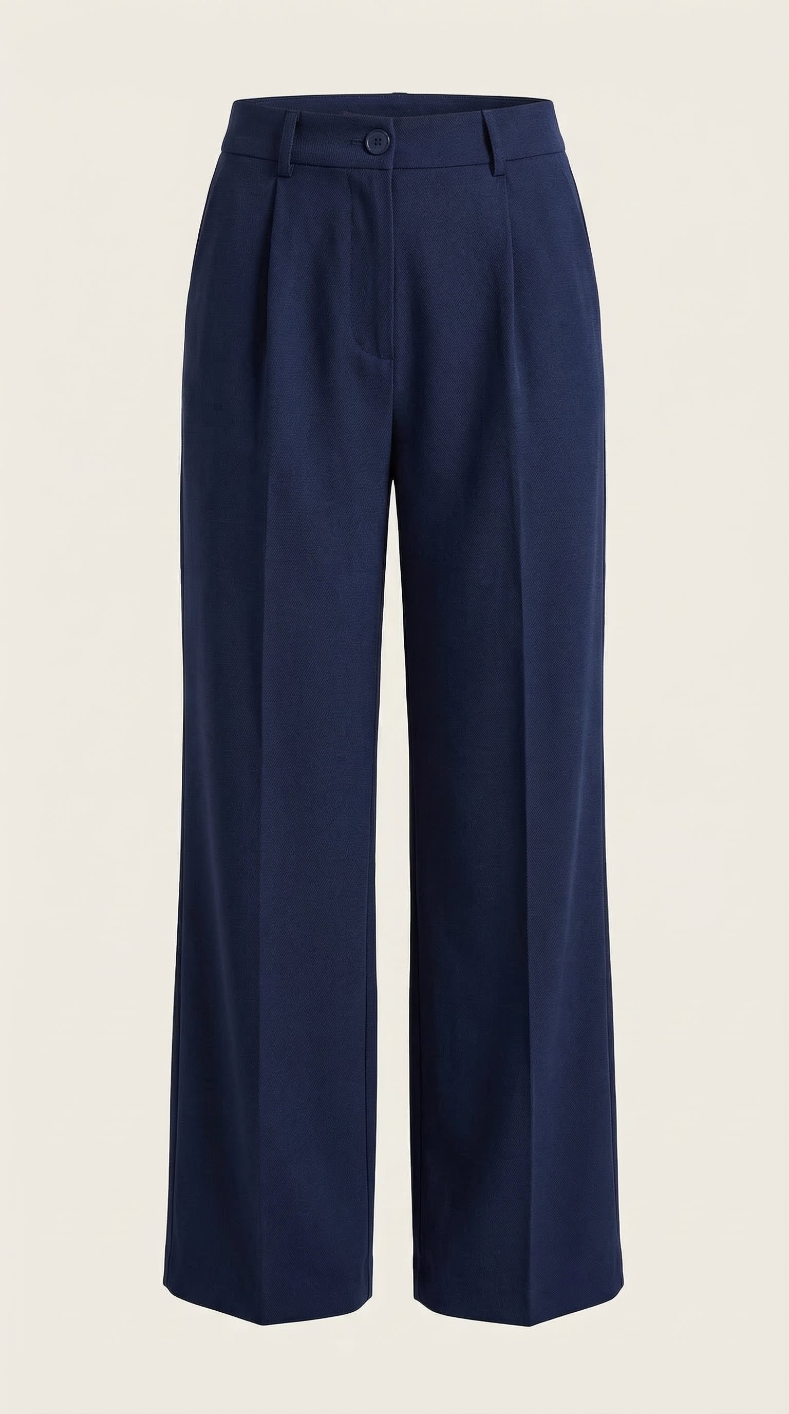 Damen Stoffhose weites Bein | Hoher Bund View 35