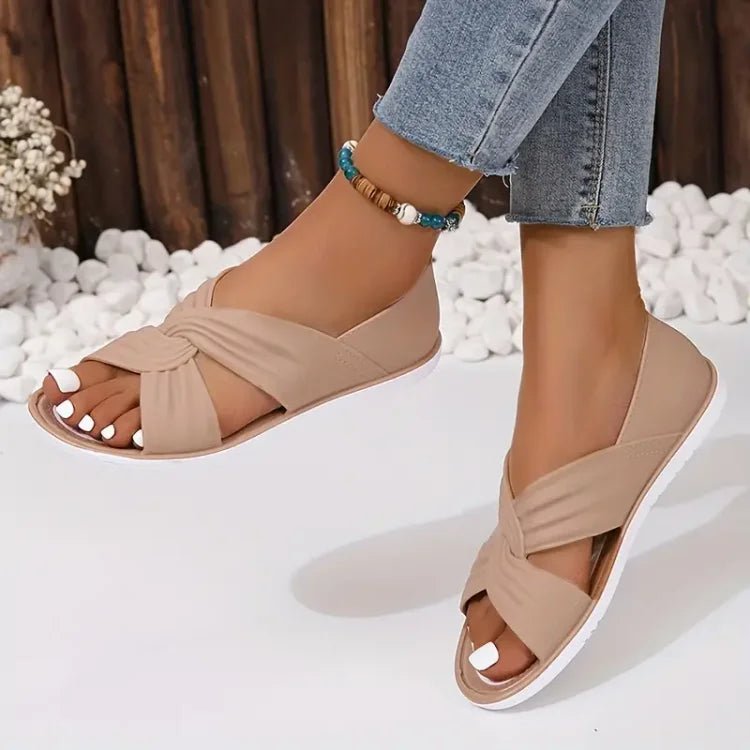 Damen Zehensandalen Gedrehte Riemen | Orthopädisch Hero