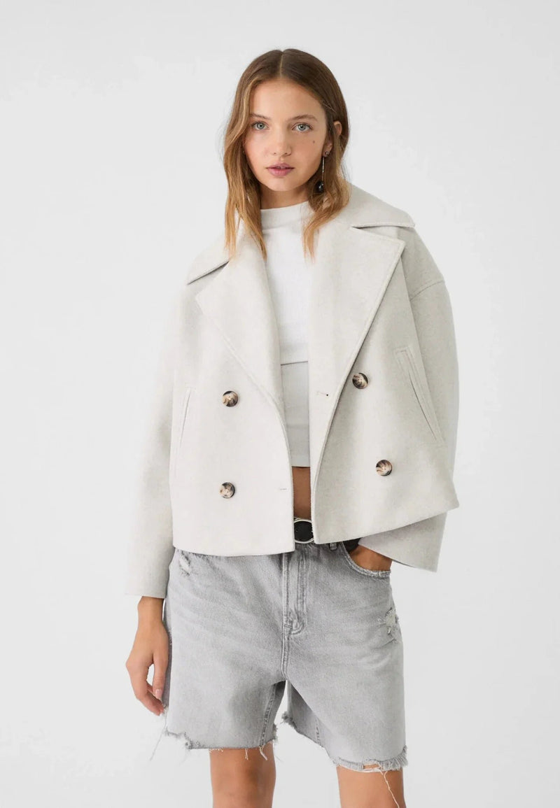 Greta - Klassische Damen Jacke mit Doppelreiher