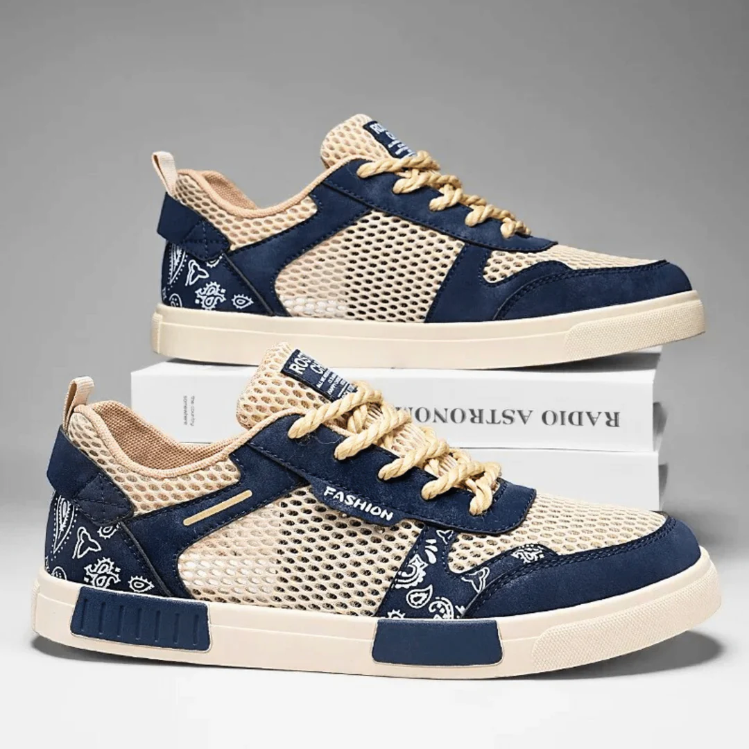 Air Sneaker mit Mesh und Schnürung