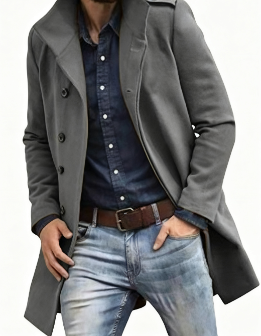 Winterjacke Kurzmantel | Stehkragen Mit Knopfleiste