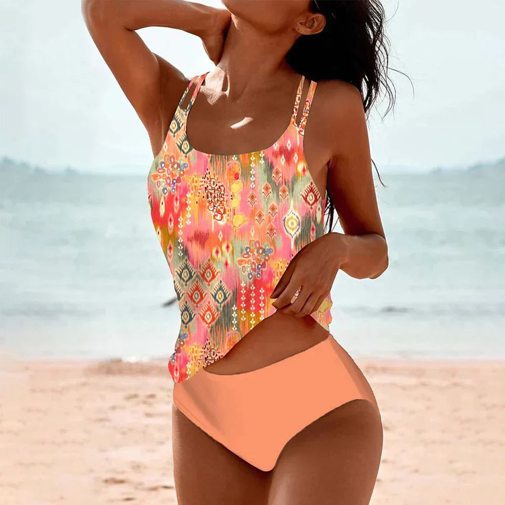 Tankini-Set für Damen mit Print