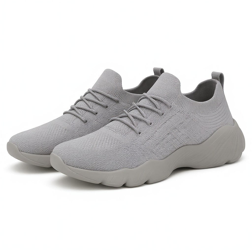 Orthopädische Sneaker aus Strickmesh mit Schnürung
