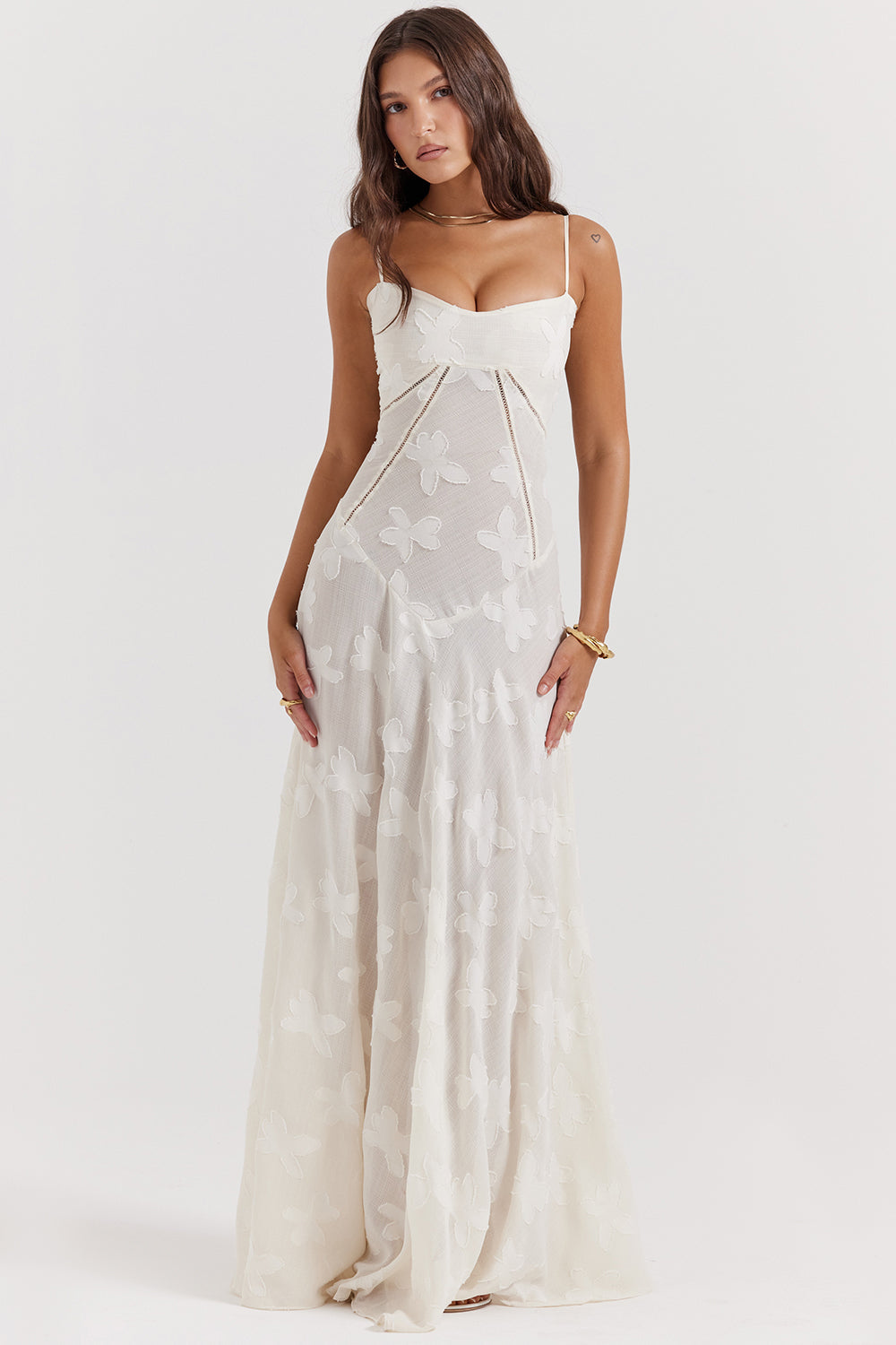 Sommerkleid Damen mit Spaghettiträgern