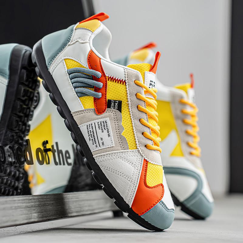 Sneaker mit Schnürung und Mesh – Ansicht 4