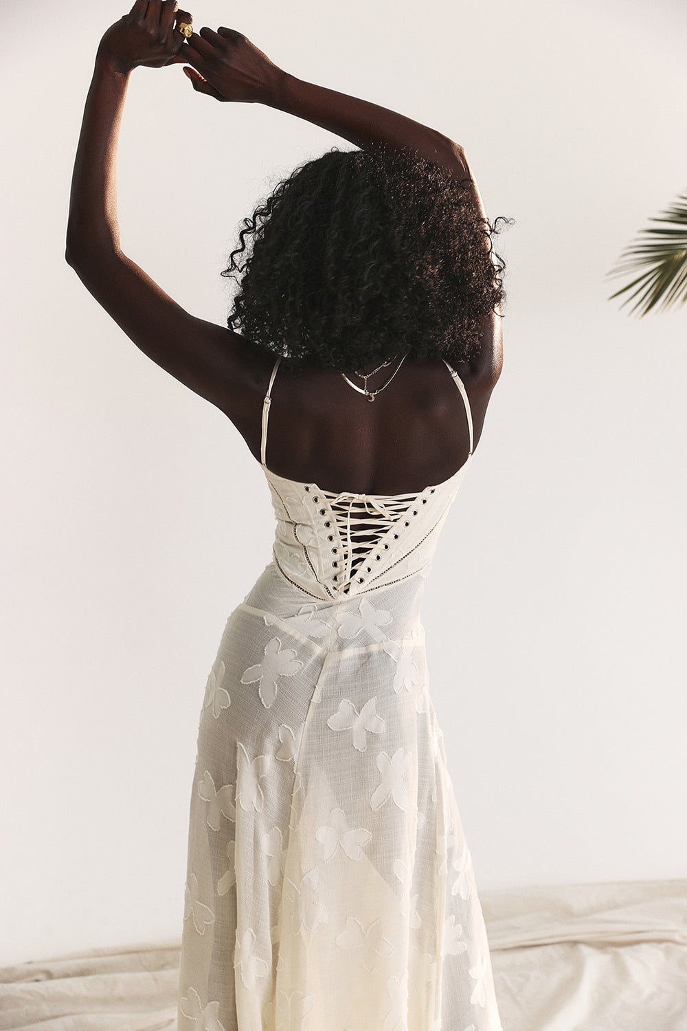 Sommerkleid Damen mit Spaghettiträgern – Ansicht 4