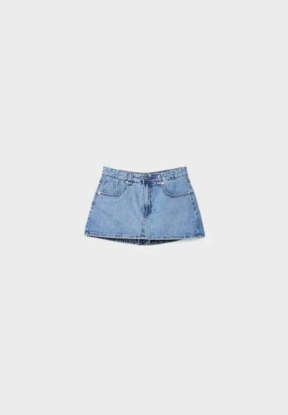 Hosenrock Damen Mini Jeans