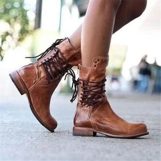 Winterstiefel Damen Mit Reißverschluss | Klassische Boots Stiefeletten