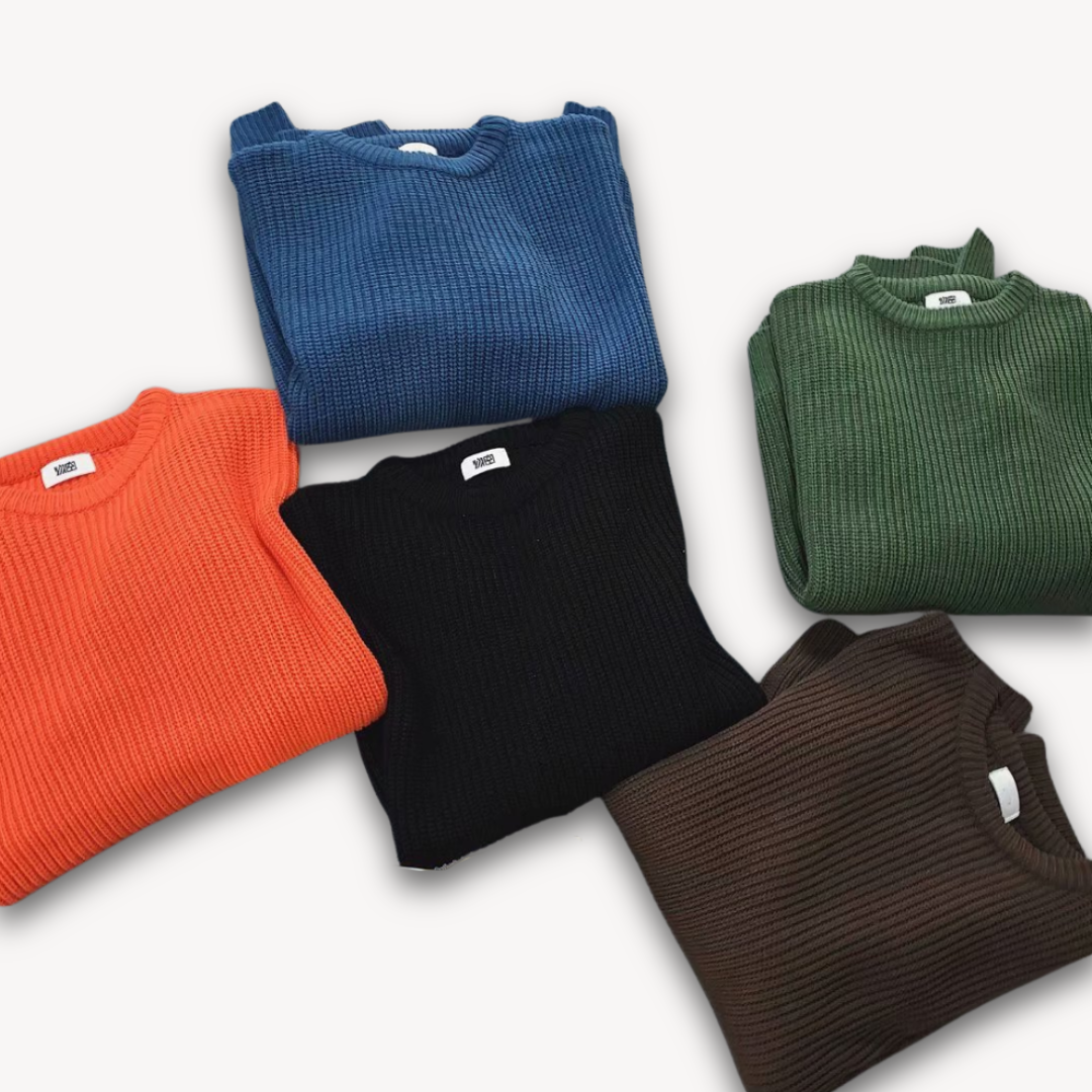 Strickpullover | Oversized Pullover mit Rundhalsausschnitt