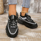 Damen Plateau Schuhe
