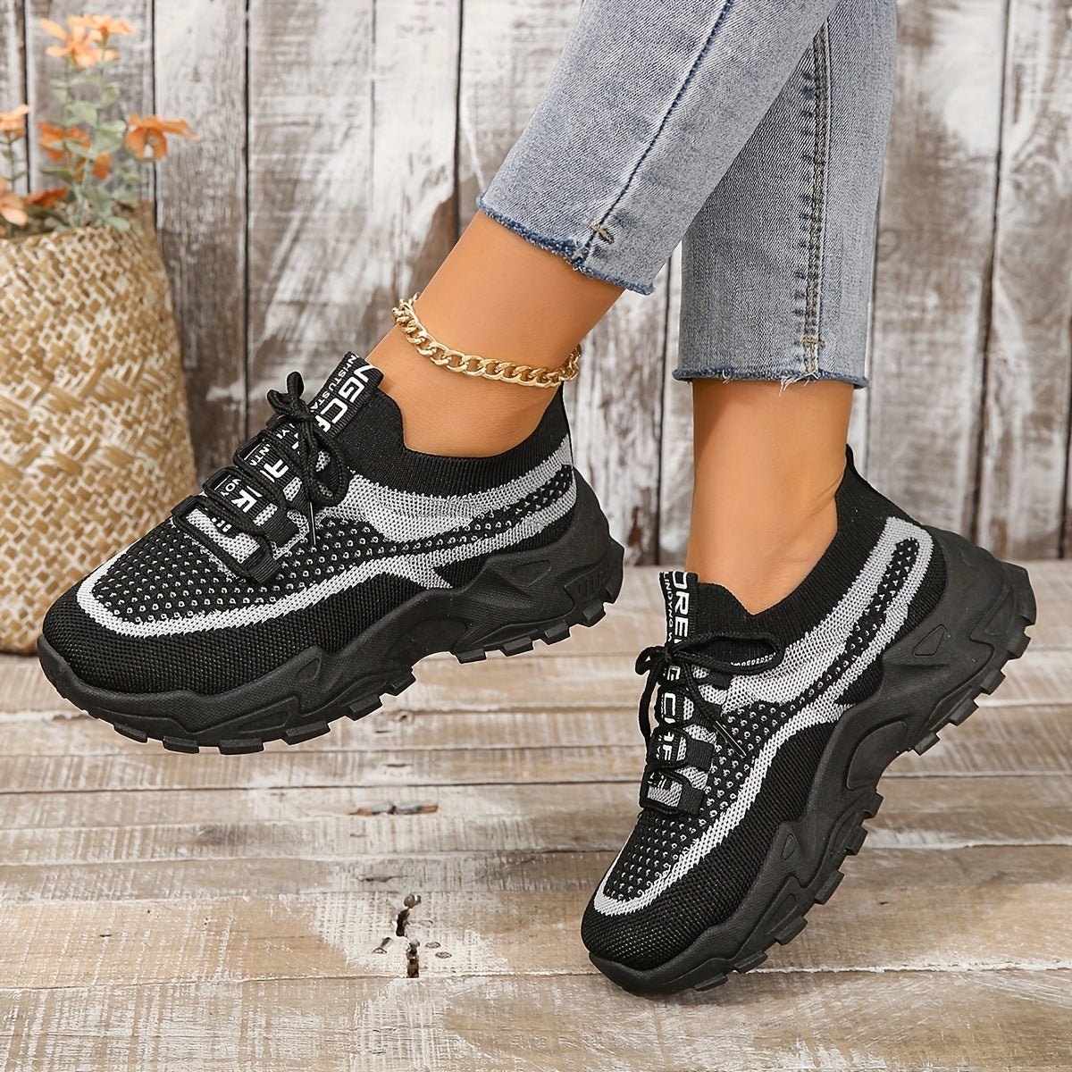 Damen Plateau Schuhe