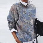 Sweatshirt | Rundhalsausschnitt Lockerem Schnitt