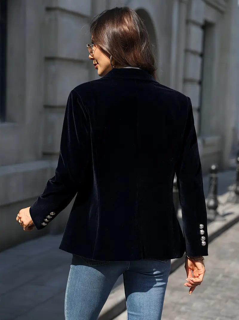 Eleganter Blazer Damen tailliert einreihig