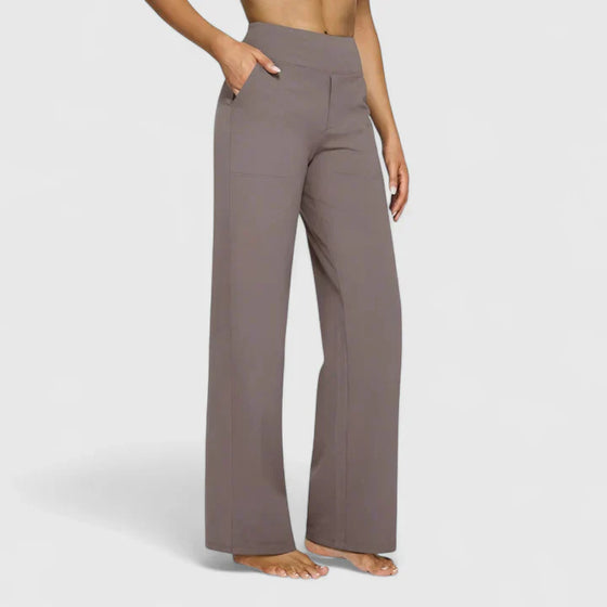 Damen Hose Weit mit Stretchbund