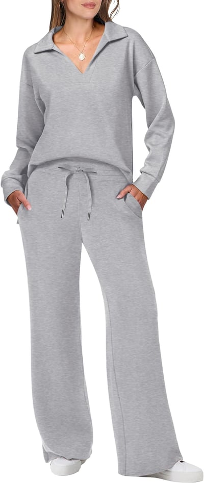 Jogginganzug Set | Pullover Und Weiter Hose