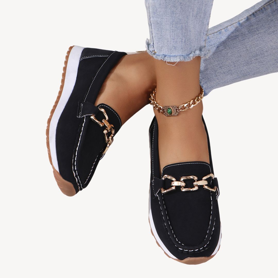 Damen Sommer Aufschlüpfen Loafer