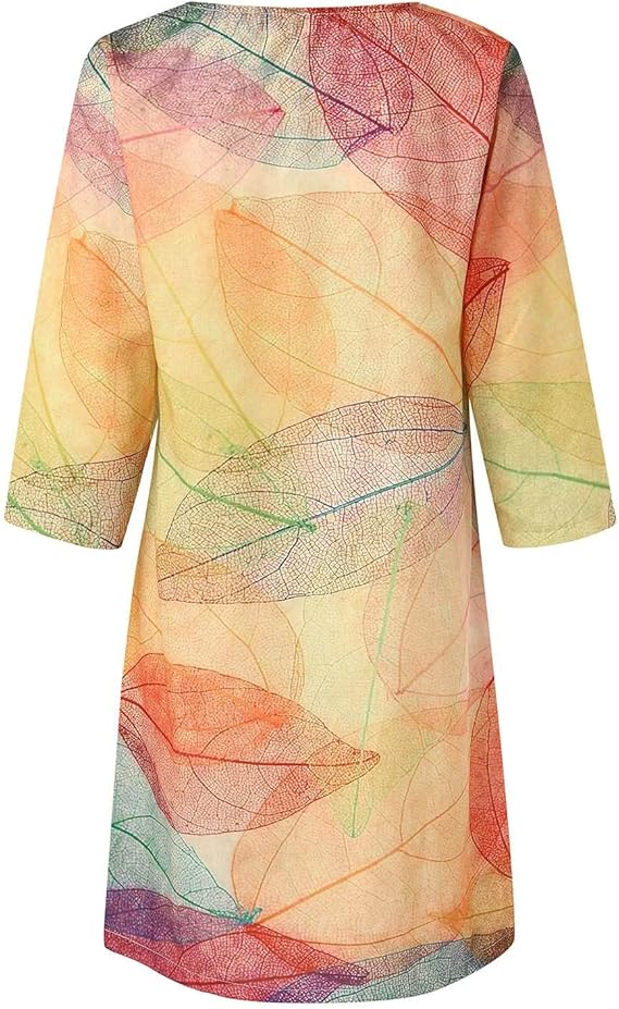 Damen Sommerkleid V-Ausschnitt – Ansicht 3
