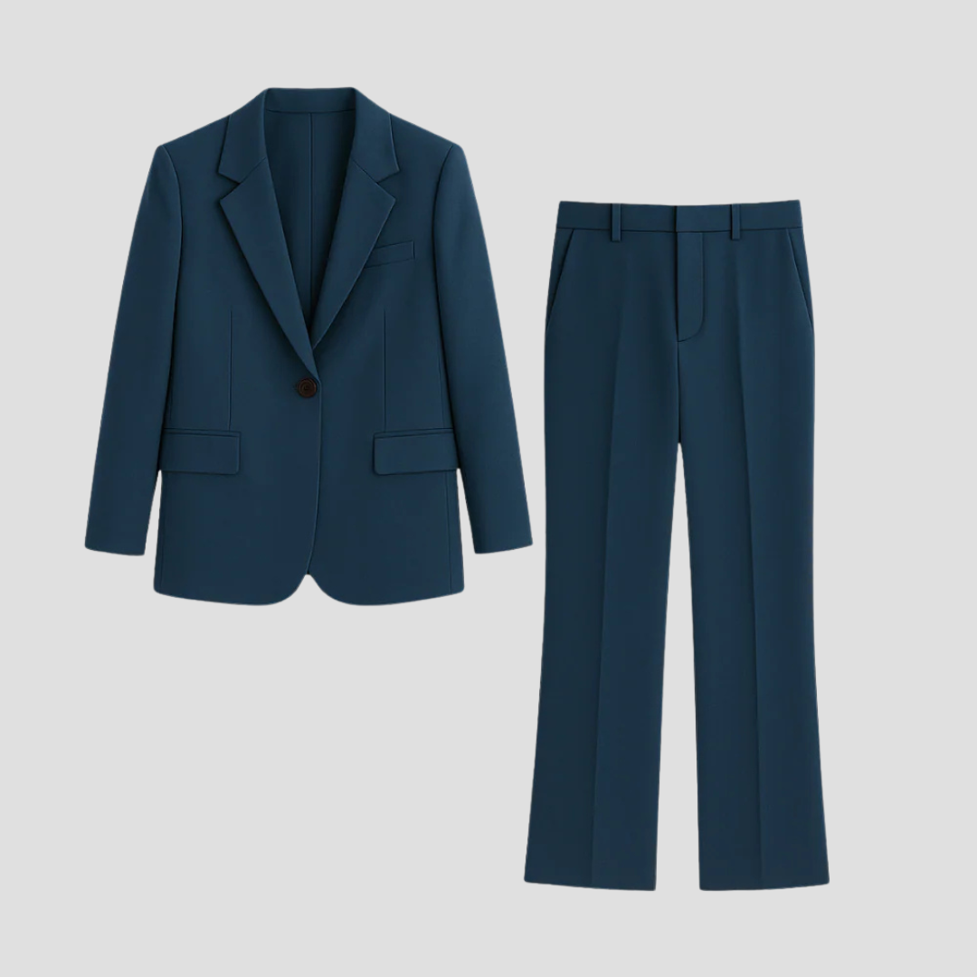 Anzug Set Damen 2-Teilig Blazer Hosen