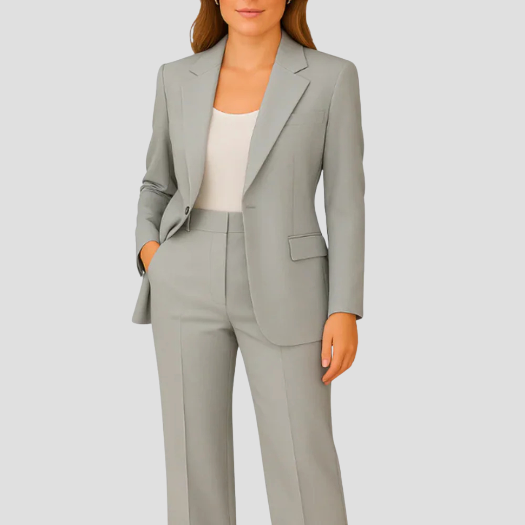 Anzug Set Damen 2-Teilig Blazer Hosen