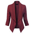 Blazer Damen Offene Front langärmelig
