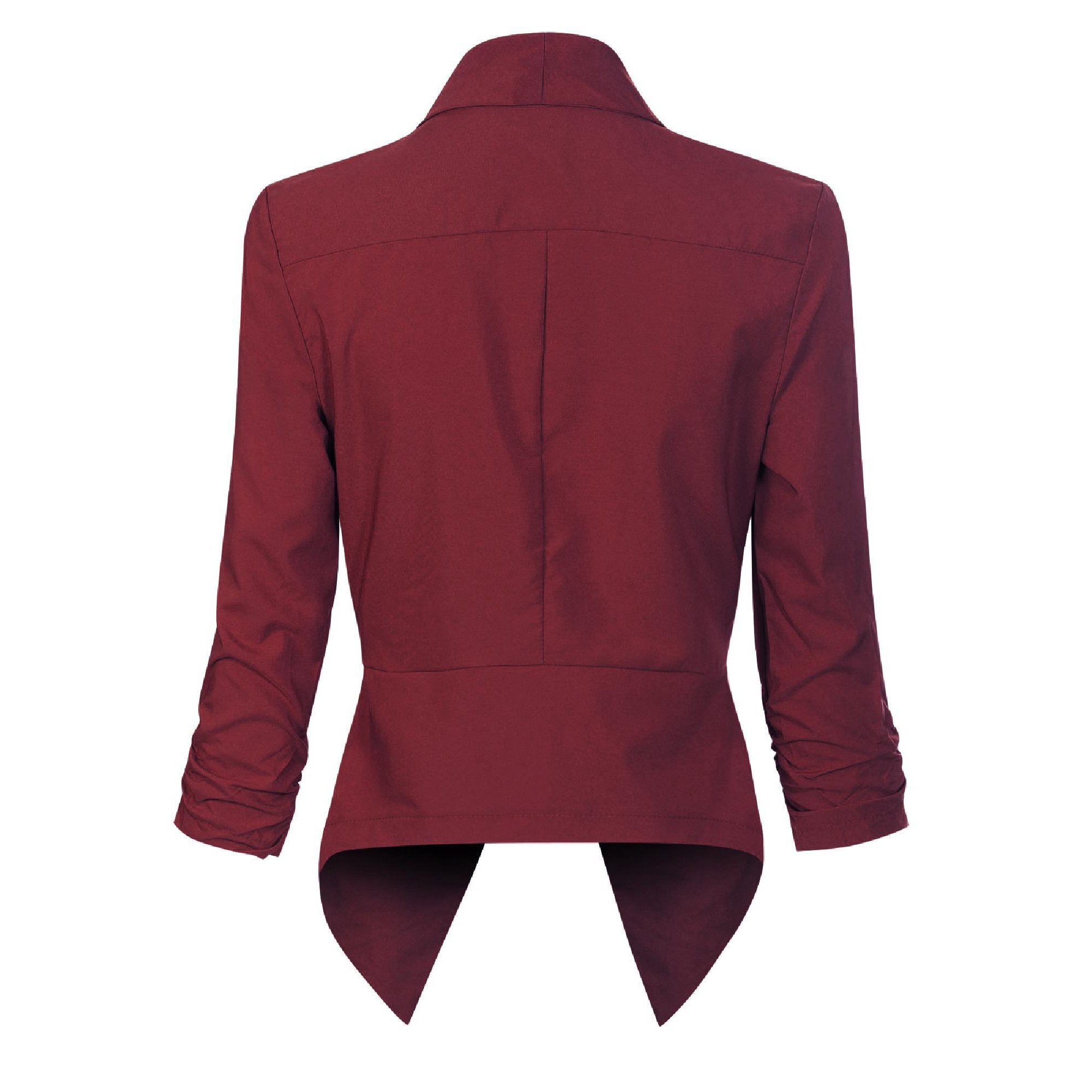 Blazer Damen Offene Front langärmelig