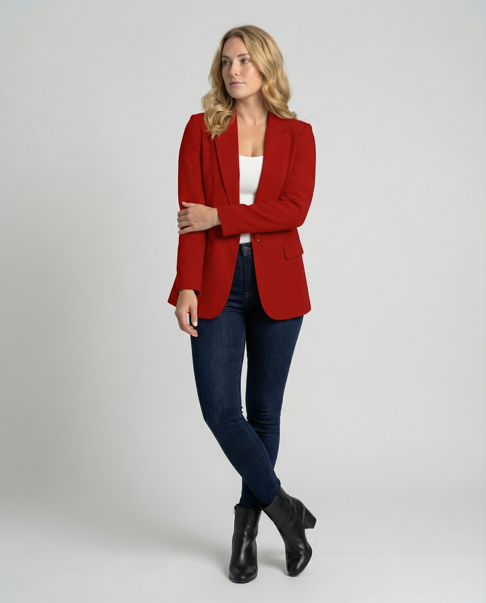 Blazer Damen eleganter einreihig