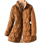 Dauenjacke Damen Winterjacke | Taillierter Schnitt mit Druckknöpfen