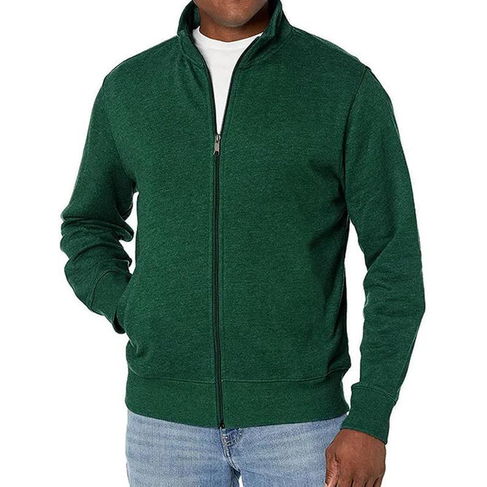 Trackjacke mit Reißverschluss | Schmaler Schnitt und Stehkragen