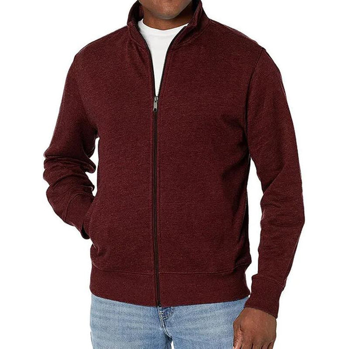 Trackjacke mit Reißverschluss | Schmaler Schnitt und Stehkragen