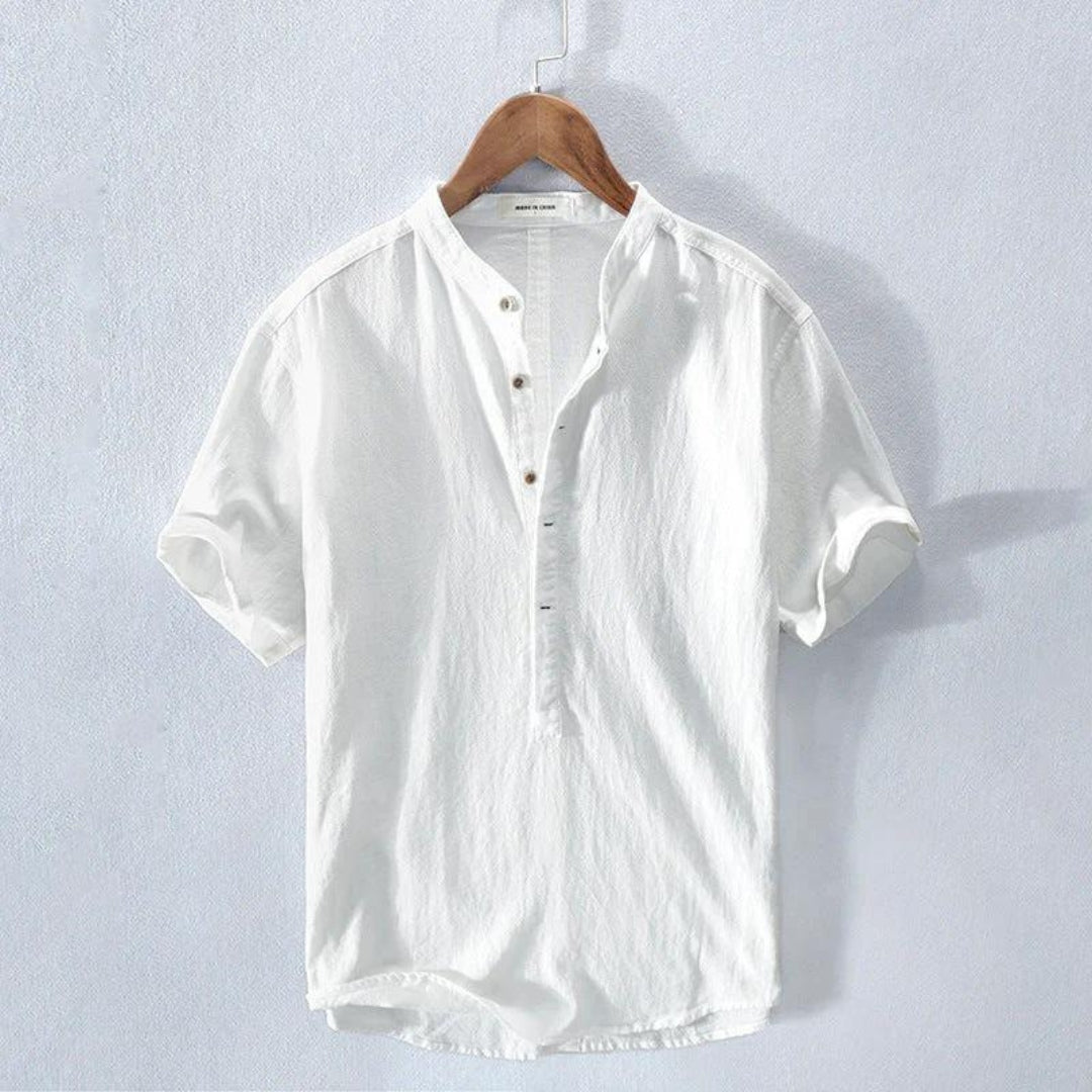 Elegantes Hemd Herren mit Stehkragen