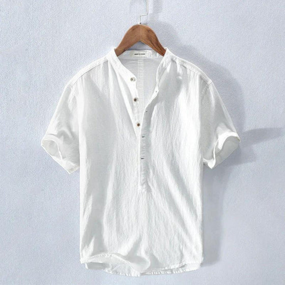 Elegantes Hemd Herren mit Stehkragen