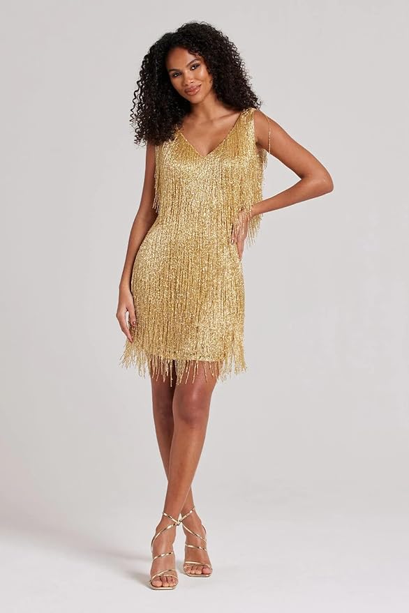 Elegantes Wickelkleid Damen mit V-Ausschnitt