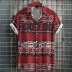 Hawaii Hemd Herren Kurzarm gemustert