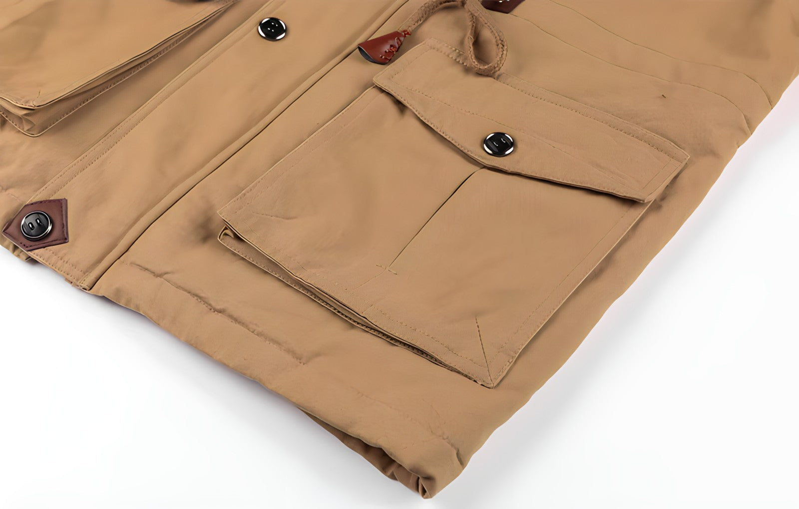 Herren Militärjacke mit Taschen
