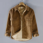 Cordjacke Herren mit Knopfleiste