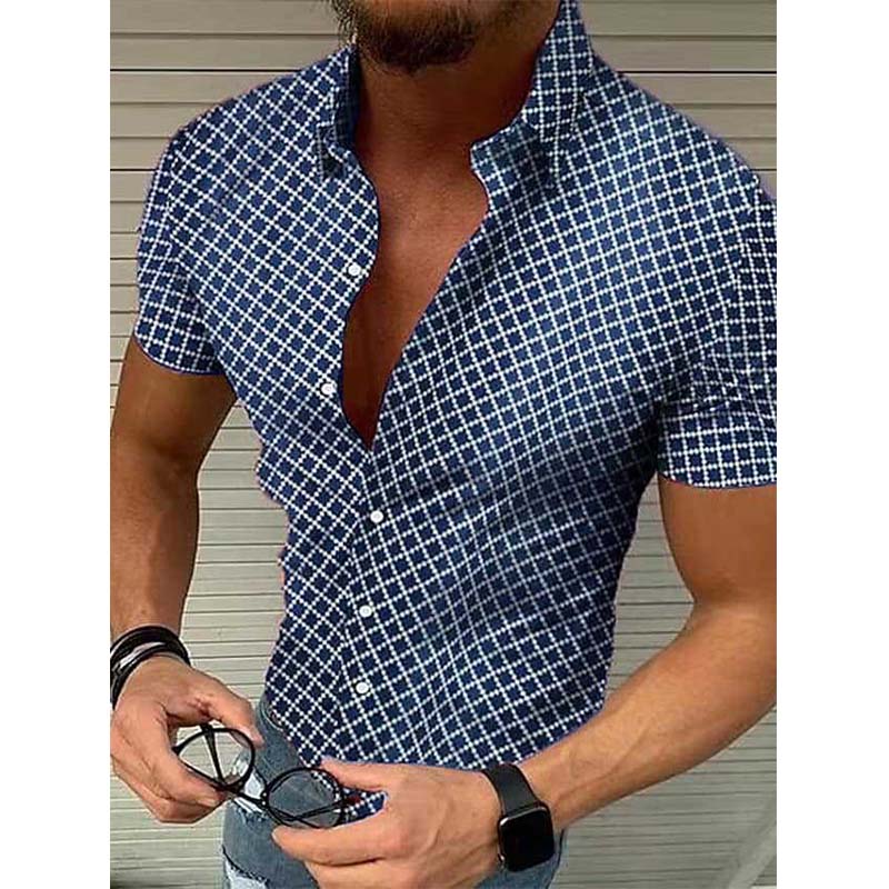 Kurzarmhemd Herren Slim Fit – Ansicht 6