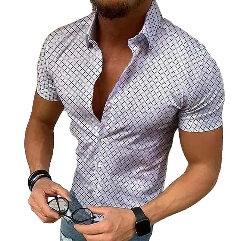 Kurzarmhemd Herren Slim Fit
