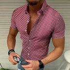 Kurzarmhemd Herren Slim Fit