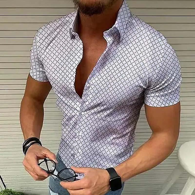 Kurzarmhemd Herren Slim Fit – Ansicht 3