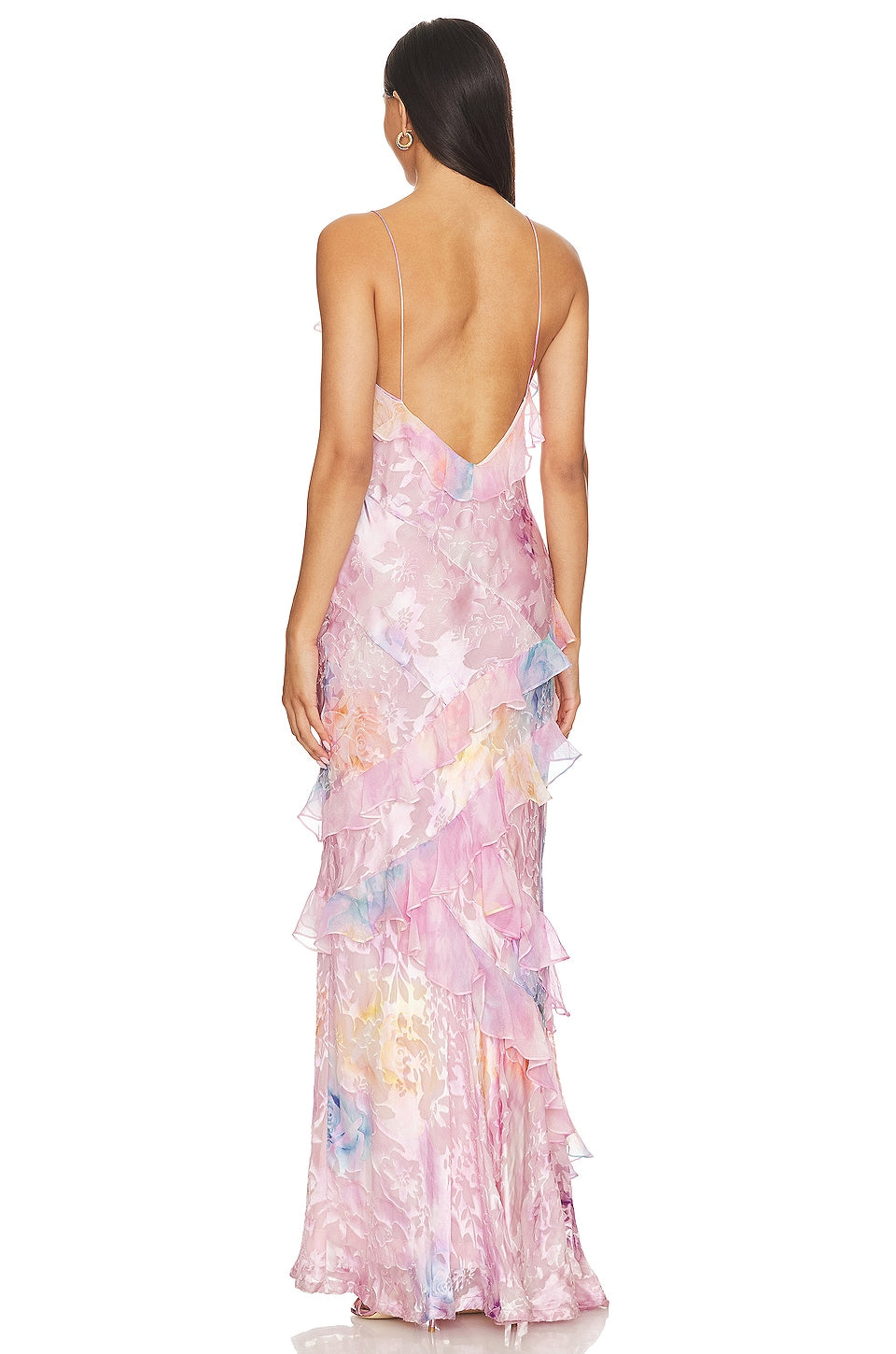 Sommerkleid Damen mit Rüschen Blumenmuster – Ansicht 10