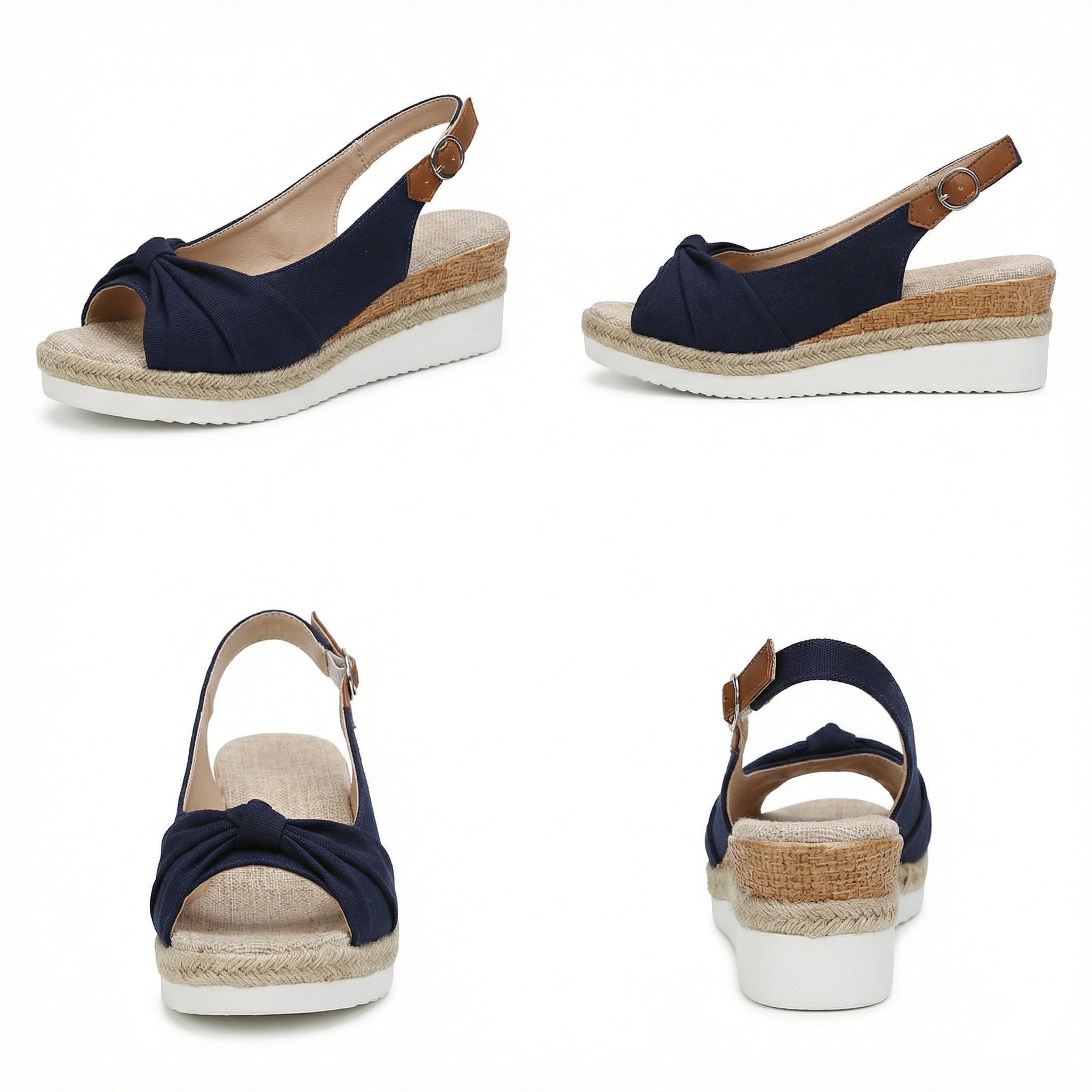 Orthopädische Sandalen für Damen mit Fersenriemen