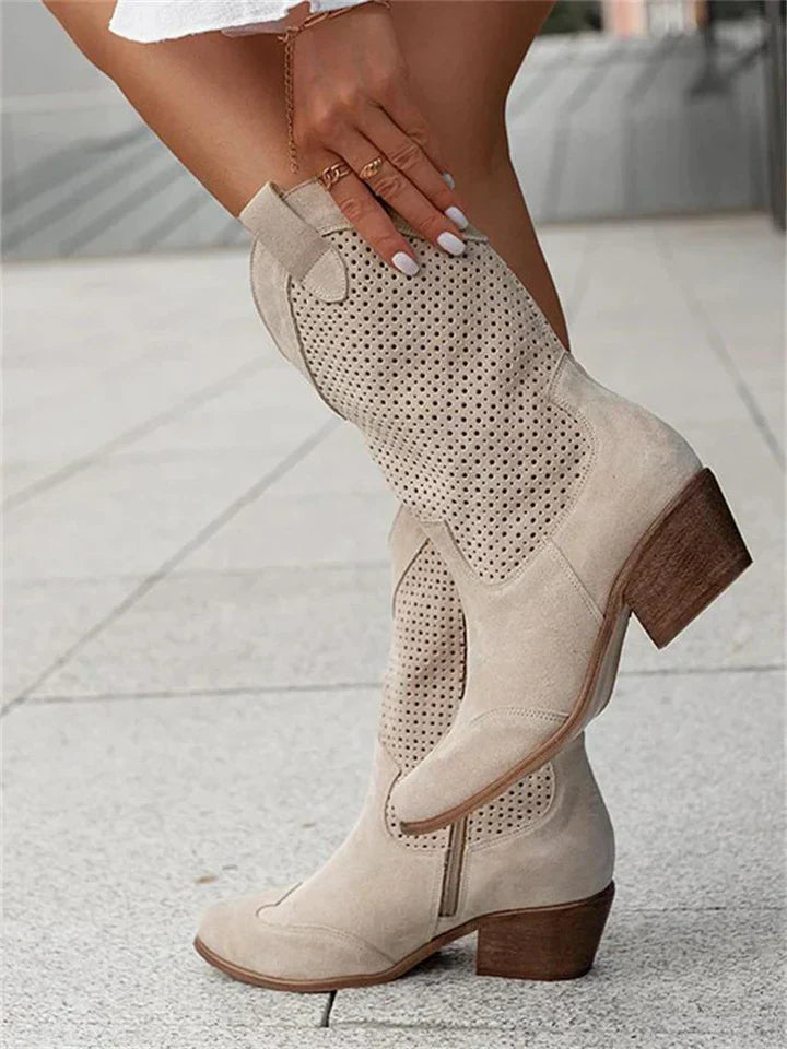 Western Stiefel Spitz zulaufend mit Blockabsatz – Ansicht 5