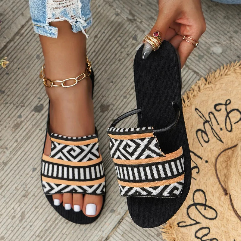 Boho Sandalen Damen mit Doppelriemen