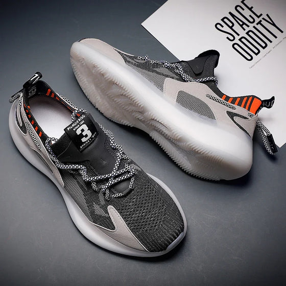 Orthopädische Sneaker mit Schnürung aus Mesh
