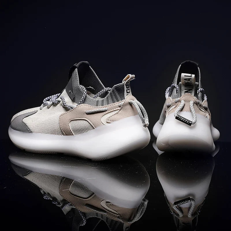Orthopädische Sneaker mit Schnürung aus Mesh